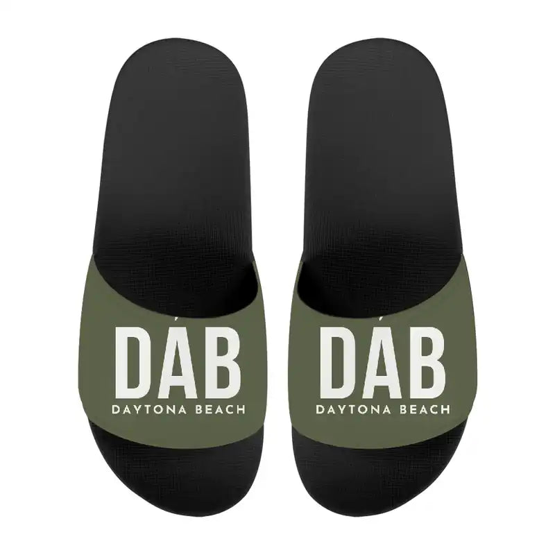 Daytona Beach International Airport (DAB) Slippers & Flip Flops - Slippers - Sport - Code - Green Army