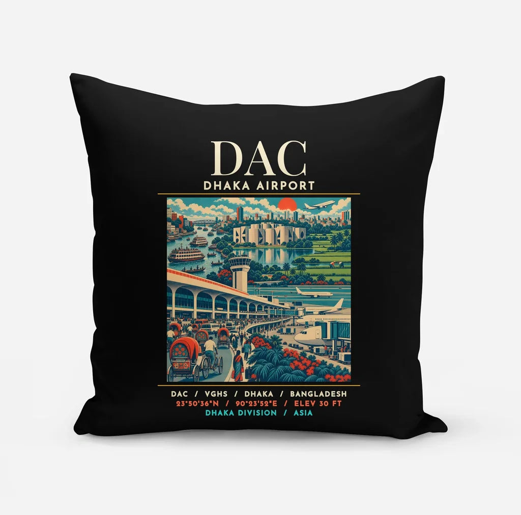 DAC - Poster - Pillow - Black