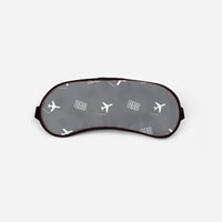 Thumbnail for Hazrat Shahjalal International Airport Dhaka (DAC) Sleep Masks - Sleep Mask - Pattern - Gray