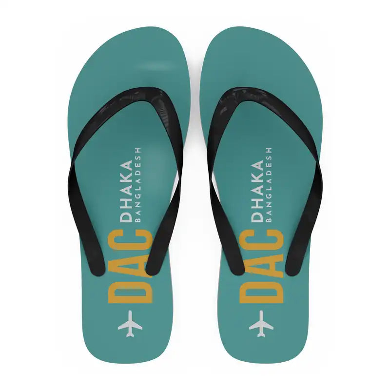 Hazrat Shahjalal International Airport Dhaka (DAC) Slippers & Flip Flops - Slippers - Flip Flops - Code - Turquoise
