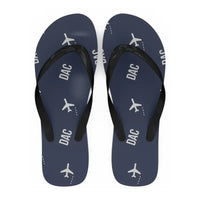 Thumbnail for Hazrat Shahjalal International Airport Dhaka (DAC) Slippers & Flip Flops - Slippers - Flip Flops - Pattern - Navy Blue