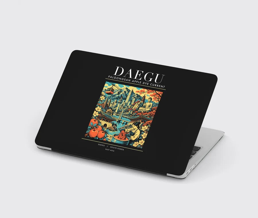 DAEGU - Poster - MacBook Case - Black