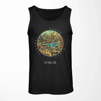 Thumbnail for DAKAR - Badge - Tank Top - Black