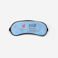 Thumbnail for Julius Nyerere International Airport (DAR) Sleep Masks - Sleep Mask - Front - Light Blue