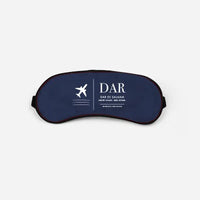 Thumbnail for Julius Nyerere International Airport (DAR) Sleep Masks - Sleep Mask - Front - Navy Blue