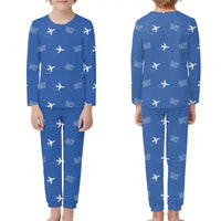 Thumbnail for James M. Cox Dayton International Airport (DAY) Pajamas - Children Pajamas - Blue