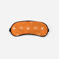 Thumbnail for James M. Cox Dayton International Airport (DAY) Sleep Masks - Sleep Mask - Pattern - Orange