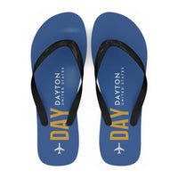 Thumbnail for James M. Cox Dayton International Airport (DAY) Slippers & Flip Flops - Slippers - Flip Flops - Code - Blue