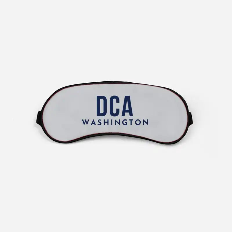 Ronald Reagan Washington National Airport (DCA) Sleep Masks - Sleep Mask - Code - Light Gray