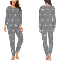 Thumbnail for Debrecen International Airport (DEB) Pajamas - Women Pajamas - Gray