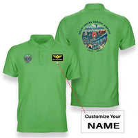 Thumbnail for DEL - Badge - Double-Side Polo - Light Green + Name