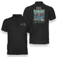 Thumbnail for DEL - Poster - Double-Side Polo - Black