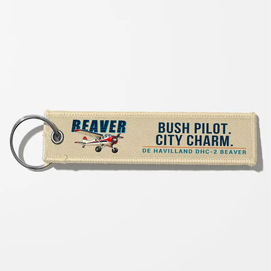 DHC-2 Beaver Mk I Aviator Key Chains - Beige - Cartoon