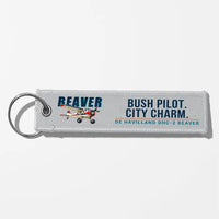 Thumbnail for DHC-2 Beaver Mk I Aviator Key Chains - Light Gray - Cartoon
