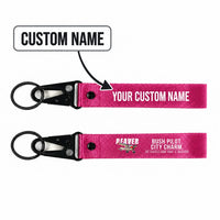 Thumbnail for DHC-2 Beaver Mk I Hawk-Shaped Key Chains - Pink - Cartoon - Personalized