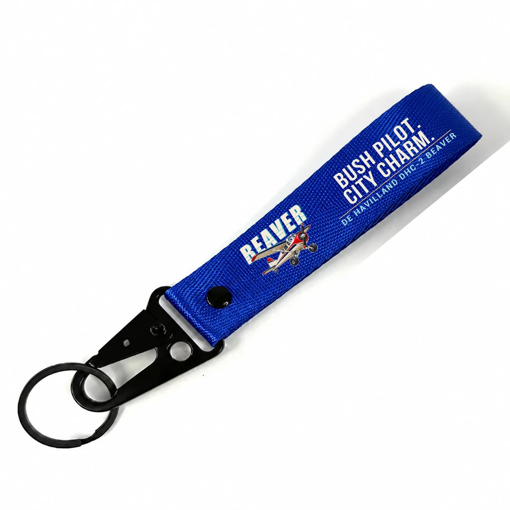 DHC-2 Beaver Mk I Hawk-Shaped Key Chains - Blue - Cartoon