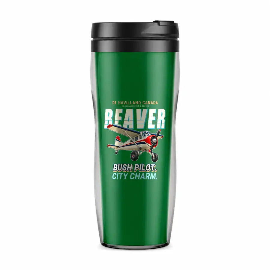 DHC-2 Beaver Mk I - Cartoon - Plastic (No Holder) - Green