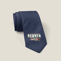 Thumbnail for DHC-2 Beaver Mk I - Cartoon - Tie - Navy Blue