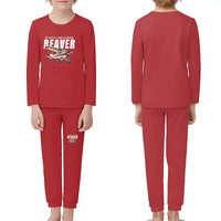 Thumbnail for DHC-2 Beaver Mk I - Children Pajamas - Cartoon Chest - Red