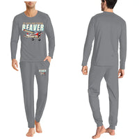 Thumbnail for DHC-2 Beaver Mk I - Men Pajamas - Cartoon Chest - Gray