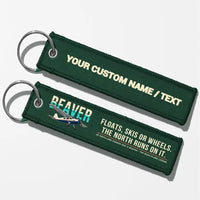 Thumbnail for DHC-2 Beaver Mk I Aviator Key Chains - Dark Green - Original - Personalized