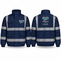 Thumbnail for DHC-2 Beaver Mk I Reflective Winter Jackets - Original - Navy Blue