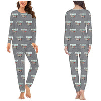 Thumbnail for DHC-2 Beaver Mk I - Women Pajamas - Cartoon Pattern - Gray