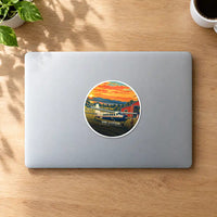 Thumbnail for DHC-3 Otter - 3D - Circle Sticker - MacBook