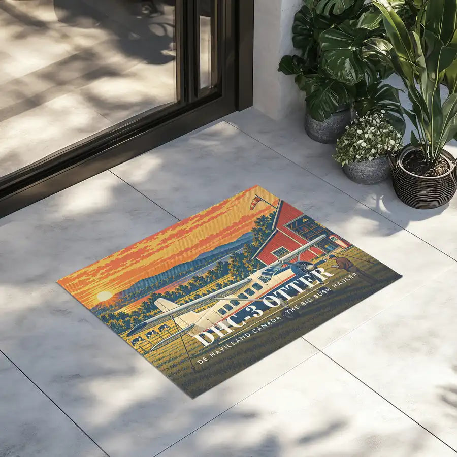 DHC-3 Otter - 3D - Door Mat