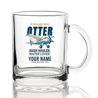 Thumbnail for DHC-3 Otter - Cartoon + Name - Coffee & Tea Glass