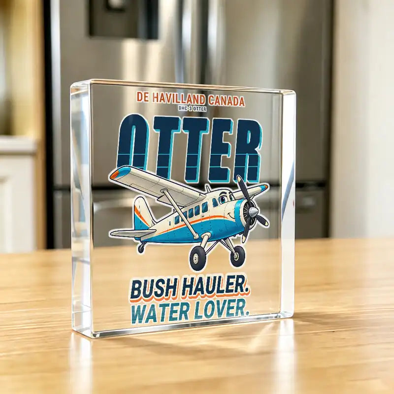 DHC-3 Otter - Crystal Ornament - Cartoon - Kitchen