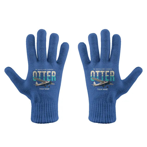 DHC-3 Otter - Gloves - Full - Original + Name - Blue