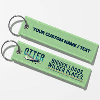 Thumbnail for DHC-3 Otter Aviator Key Chains - Light Green - Original - Personalized