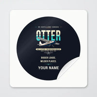 Thumbnail for DHC-3 Otter - Original + Name - Circle Sticker - Peel