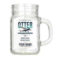Thumbnail for DHC-3 Otter - Original + Name - Cocktail Glass (Mason Jar)