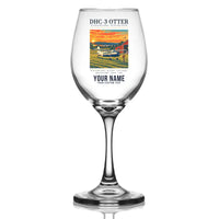 Thumbnail for DHC-3 Otter - Poster + Name - Wine Glass