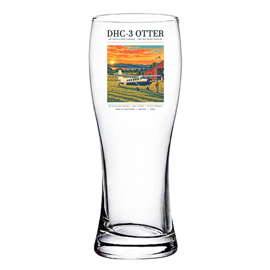 DHC-3 Otter - Poster - Pilsner Beer Glass