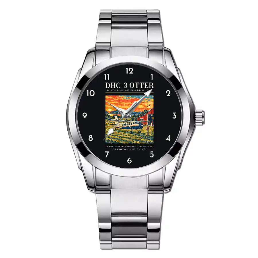 DHC-3 Otter - Poster - Stainless Steel Band - For Men