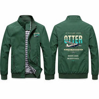Thumbnail for DHC-3 Otter Stylish Jackets - Stand Collar - Original - Green