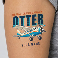 Thumbnail for DHC-3 Otter - Tattoo - Cartoon + Name