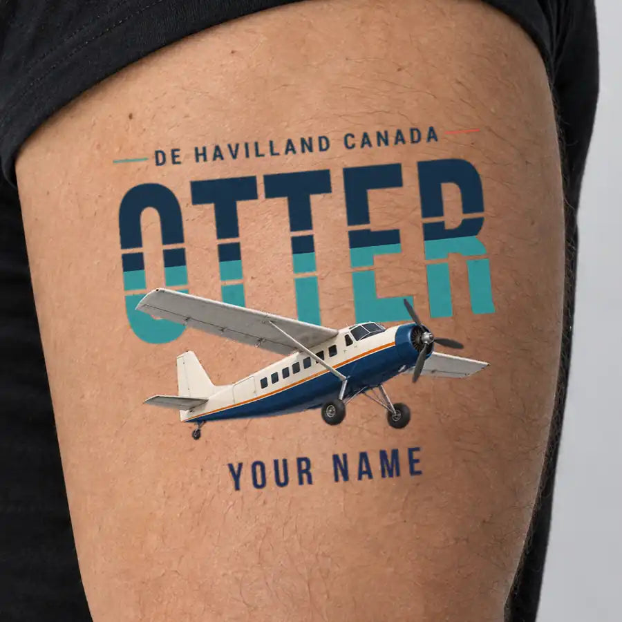 DHC-3 Otter - Tattoo - Original + Name - Man