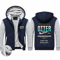 Thumbnail for DHC-3 Otter Zipped Sweatshirts - Original - Navy & Gray