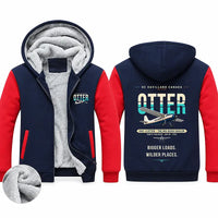 Thumbnail for DHC-3 Otter Zipped Sweatshirts - Original - Navy & Red