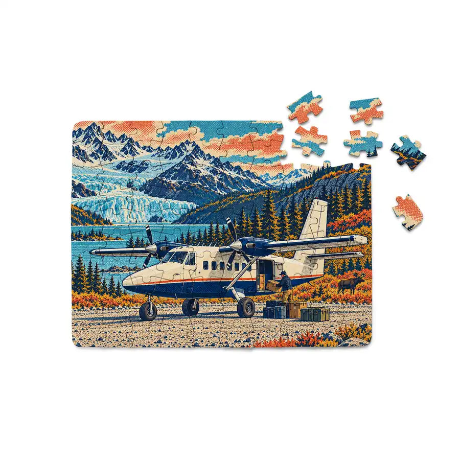 DHC-6 Twin Otter Classic 300-G - 3D - Puzzle