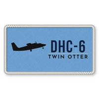 Thumbnail for DHC-6 Twin Otter Classic 300-G Patches - Rectangle - Sky Navy