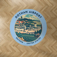 Thumbnail for Dothan Regional Airport (DHN) Carpets - Carpet Round - Badge - Light Blue V2