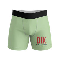 Thumbnail for Dickinson Theodore Roosevelt Regional Airport (DIK) Men Boxers - Code - Light Green