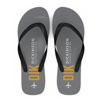 Thumbnail for Dickinson Theodore Roosevelt Regional Airport (DIK) Slippers & Flip Flops - Slippers - Flip Flops - Code - Gray