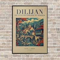 Thumbnail for DILIJAN - Poster - Canvas Framed - Beige