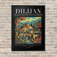 Thumbnail for DILIJAN - Poster - Canvas Framed - Black